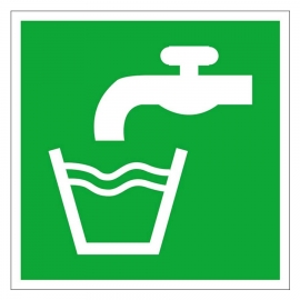 Rettungsschild: Trinkwasser