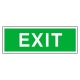 Fluchtweg Zusatz-Schild: Exit