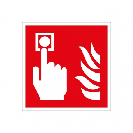 Brandschutzschild: Brandmelder
