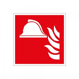 Brandschutzschild: Mittel und Geräte zur Brandbekämpfung