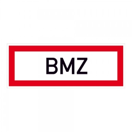 Hinweisschild für Feuerwehr: BMZ