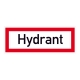 Hinweisschild für Feuerwehr: Hydrant