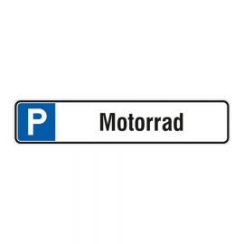 Parkplatzreservierung P: Motorrad
