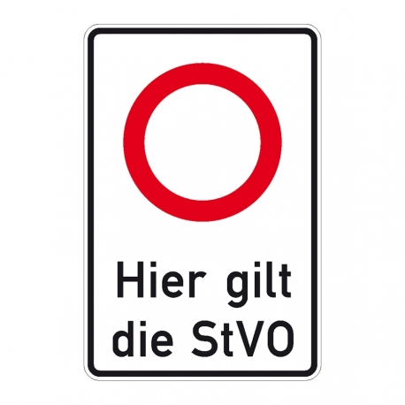 Verkehrszeichen für Betriebskennzeichnung: Zulässige Höchstgeschwindigkeit - Individuelle Angabe