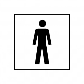 Türschild: Graphic Line - WC Herren