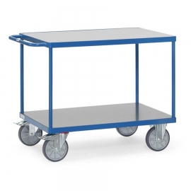 FETRA Schwerer Tischwagen mit Hart-PVC-Plattformen