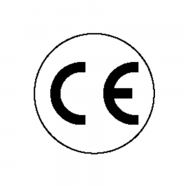 Etiketten: CE-Kennzeichnung - Rund (40 Stck.)