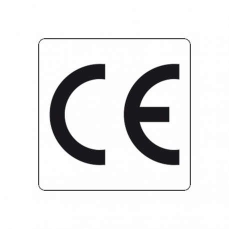 Etiketten: CE-Kennzeichnung - Quadratisch (500 Stck.)