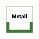 Schild für Abfall-/ Müllkennzeichnung: Metall