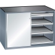 LISTA Schubladenschrank mit Schiebetüren (2x) 36 x 27 E / Ausstattung 01