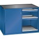 LISTA Schubladenschrank mit Schiebetüren (2x) 36 x 27 E / Ausstattung 02