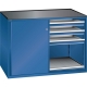 LISTA Schubladenschrank mit Schiebetüren (2x) 36 x 27 E / Ausstattung 03