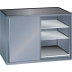 LISTA Schubladenschrank mit Schiebetüren (2x) 36 x 36 E / Ausstattung 02
