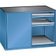 LISTA Schubladenschrank mit Schiebetüren (2x) 36 x 36 E / Ausstattung 03