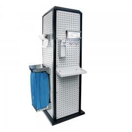 RasterPlan® Tool Tower - H 2000 - Hygiene-Modell 3 /Desinfektionsstation