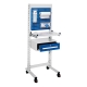 ErgoPlus® Steharbeitsplatz mit Hygiene-Austattung - Desinfektionsstation Modell 2