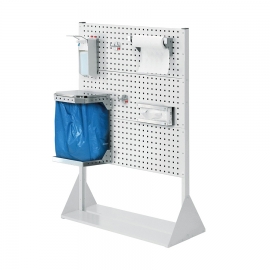 RasterPlan® Stellwand mit Hygiene-Ausstattung - Desinfektionsstation Modell 3