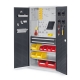 RasterPlan® Schubladenschrank mit Lochplatten-Türen / Modell 11