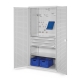 RasterPlan® Schubladenschrank mit Lochplatten-Türen / Modell 12