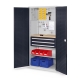 RasterPlan® Schubladenschrank mit Lochplatten-Türen / Modell 15