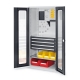 RasterPlan® Schubladenschrank mit Sichtfenster-Türen / Modell 33