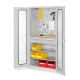 RasterPlan® Schubladenschrank mit Sichtfenster-Türen / Modell 34