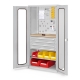 RasterPlan® Schubladenschrank mit Sichtfenster-Türen / Modell 36