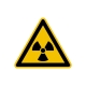 Warnschild: Warnung vor radioaktiven Stoffen 