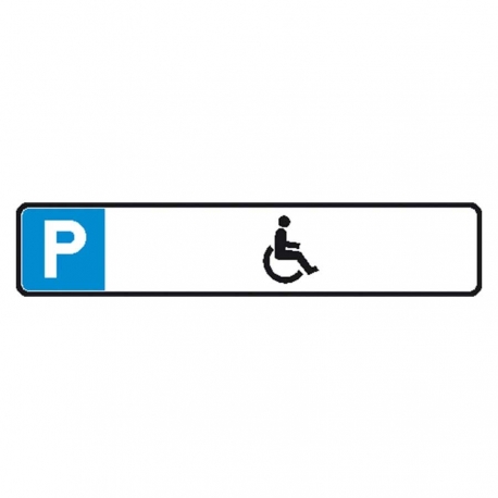 Parkplatzreservierung P: Behindertenparkplatz