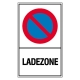 Haltverbotsschild: Eingeschränktes Haltverbot / Ladezone