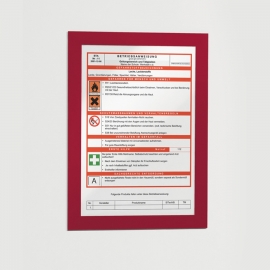 Durable Duraframe® Info-Rahmen DIN A4 - Rot (2 Stck.)
