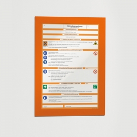 Durable Duraframe® Info-Rahmen DIN A4 - Orange (2 Stck.)