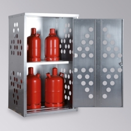 LaCont Kleingasflaschenschrank K-GFS 10 / Für 10 x 11 kg und 4 x 33 kg Gasflaschen