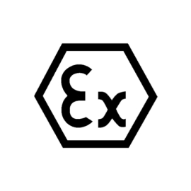 Etiketten: Ex (Explosionsgeschützt) - Sechseckig