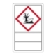 GHS-Gefahrensymbole mit Beschriftungsfeld: Symbol 09: Umwelt (500 Stck. auf Rolle)