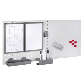 LogoChart® Whiteboard OFFICE - Inklusive Werkzeughalter-Set 4