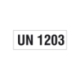 Versandaufkleber: Gefahrgut - UN-Nummer UN 1203 / UN 1202 / UN 3481