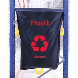 AMPERE Racksack - Abfalltrennung direkt am Lagerregal - Plastik