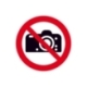 Verbotsschild: Fotografieren verboten