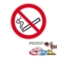 Verbotsschild: Rauchen verboten