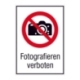 Verbots-Kombi-Schild: Fotografieren verboten