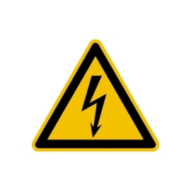Warnschild: Warnung vor elektrischer Spannung