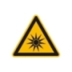 Warnschild: Warnung vor optischer Strahlung