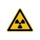 Warnschild: Warnung vor radioaktiven Stoffen oder ionisierender Strahlung