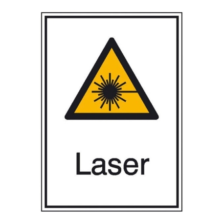 Warn-Kombi-Schild: Laser
