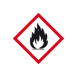 GHS-Gefahrenpiktogramm: Symbol 02: Flamme