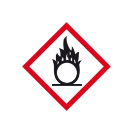 GHS-Gefahrenpiktogramm: Symbol 03: Flamme über Kreis