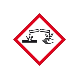 GHS-Gefahrenpiktogramm: Symbol 05: Ätzwirkung