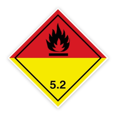 Gefahrgutschild: Klasse 5.2 - Organische Peroxide