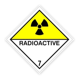 Gefahrgutschild: Klasse 7 (D) - Radioaktive Stoffe